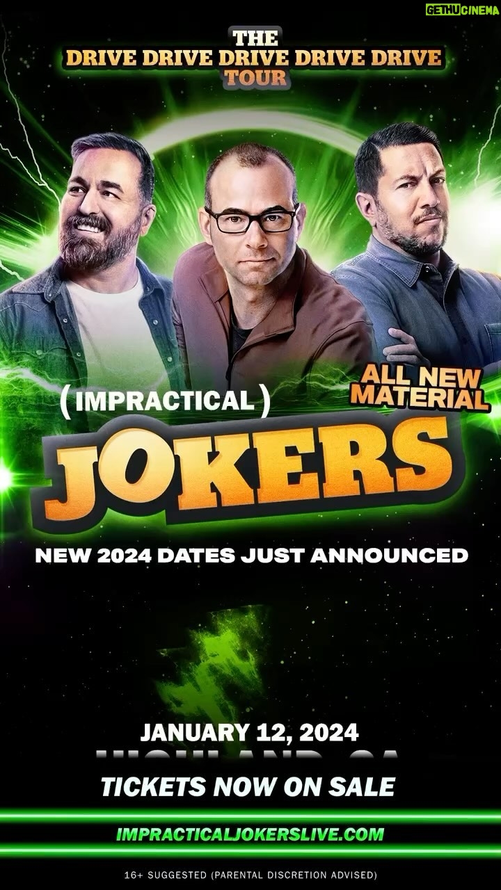 Sal Vulcano - 13.4K Likes - The DRIVE DRIVE DRIVE DRIVE DRIVE Tour rolls on into 2024!! Tickets are now on sale…