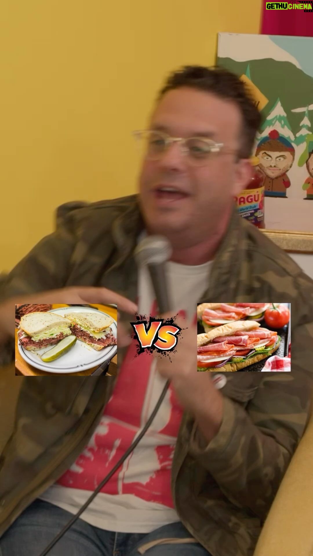 Sal Vulcano - 12.2K Likes - New episode of @tastebudspod out now! Jewish deli v Italian Deli
@joederosacomedy
@louiskatzcomedy
@thehomelesspimp
