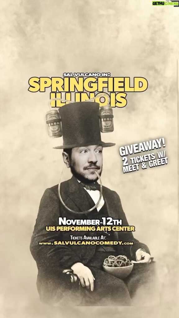 Sal Vulcano Instagram - See you this weekend Springfield!! Want to WIN A MEET AND GREET? Tag a friend in the comments!!!
