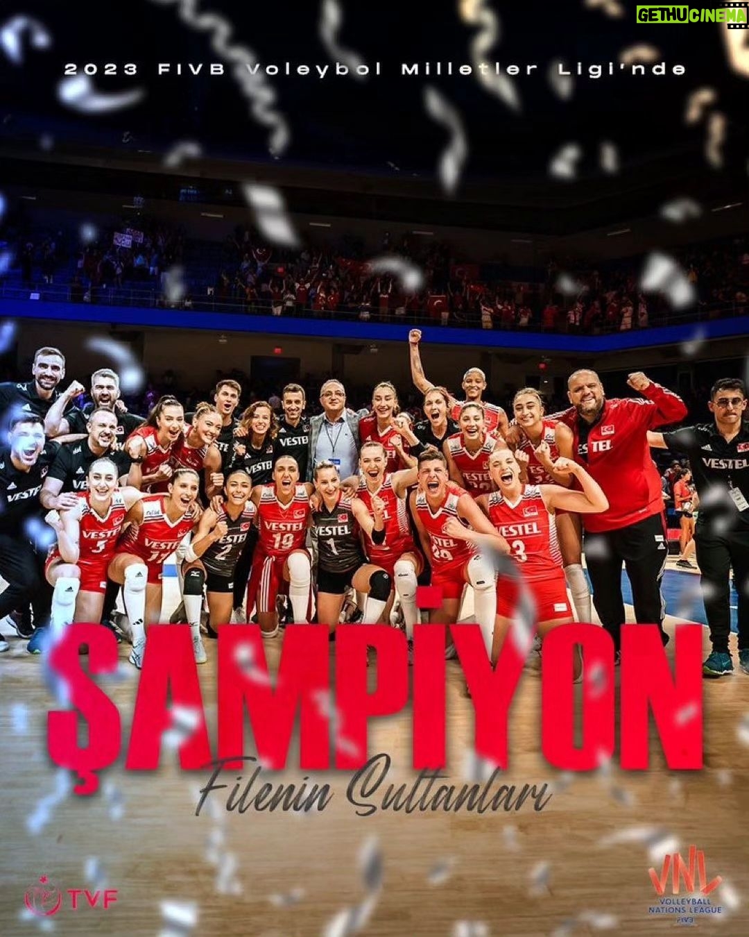 Salih Bademci Instagram - 2023 Kadınlar Milletler Ligi Şampiyonu #fileninsultanları #şampiyon Türkiye