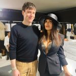 Salma Hayek Pinault Instagram - Last night at the Alexander McQueen Autumn Winter 2024 Show to see the new Creative Director, Seán McGirr #McQueenAW24 #AlexanderMcQueen Hair: @johnnollet Make-up: @anglomamakeup Jewellery: @jessica_mccormack