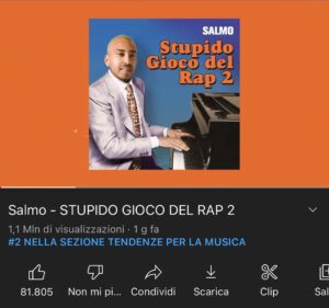 Salmo Instagram - Devo ammetterlo, non mi divertivo così da molto tempo. Grazie!