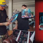 Salmo Instagram - Cover di mio fratello @fr3nkzappa, @solomacello e @scarful_tattoos. Da ora disponibile anche il vinile BLOOD. CVLT (@noyz79)