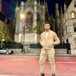 Sam Asghari Instagram - A lot of walking, lots of pizza, and a lot of "watch where yo goinnnn" 🚖🗽🍎 @hypebeast X @tourneau event. Styled: @philvalles @moncler New York, New York