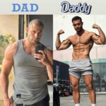 Sam Asghari Instagram - Went from Dad to daddy 😂 #2monthtransformation only the beginning 💪🏽