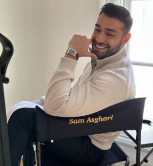 Sam Asghari Instagram - First day filming. But for which project? Stayed tuned. 🎥🎬 i’ve always wanted my own dedicated directors chair with my name on it. 😅