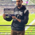 Sam Asghari Instagram - Thank you Ravens 💪🏽 Mt&T Stadium - Baltimore, Md