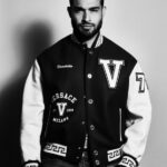 Sam Asghari Instagram - The letterman jacket 🐺🧥 @donatella_versace @versace