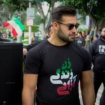 Sam Asghari Instagram - Came out today in the streets of Los Angeles in support of my Iranian people. Thank you LA. 📸 @farnood.drs