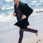 Sam Asghari Instagram - Forward & upward 🏃🏽 Photo: @jackguyphotography Styled: @johnvarvatos & @malibukrista