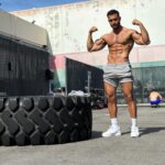 Sam Asghari Instagram - Went from Dad to daddy 😂 #2monthtransformation only the beginning 💪🏽