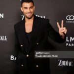 Sam Asghari Instagram - I had the pleasure to be part of @cosf_foundation event to raise awareness for children battling cancer. 📸 @gettyentertainment Styled by: @balmain & @jamesgatsby #BALMAIN4COSF #COSFZODIACBALL #COSF #CURINGCANCER Houdini Mansion - The Houdini Estate