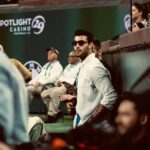 Sam Asghari Instagram - Had a great time playing at @desertsmash hosted by @charlizeafrica benefiting @ctaop 🎾🏓 with some of the greats including the 🐐 @djokernole @indianwellstennisgarden was a great first time experience. @vossworld wearing @vuoriclothing 👟 @asics
