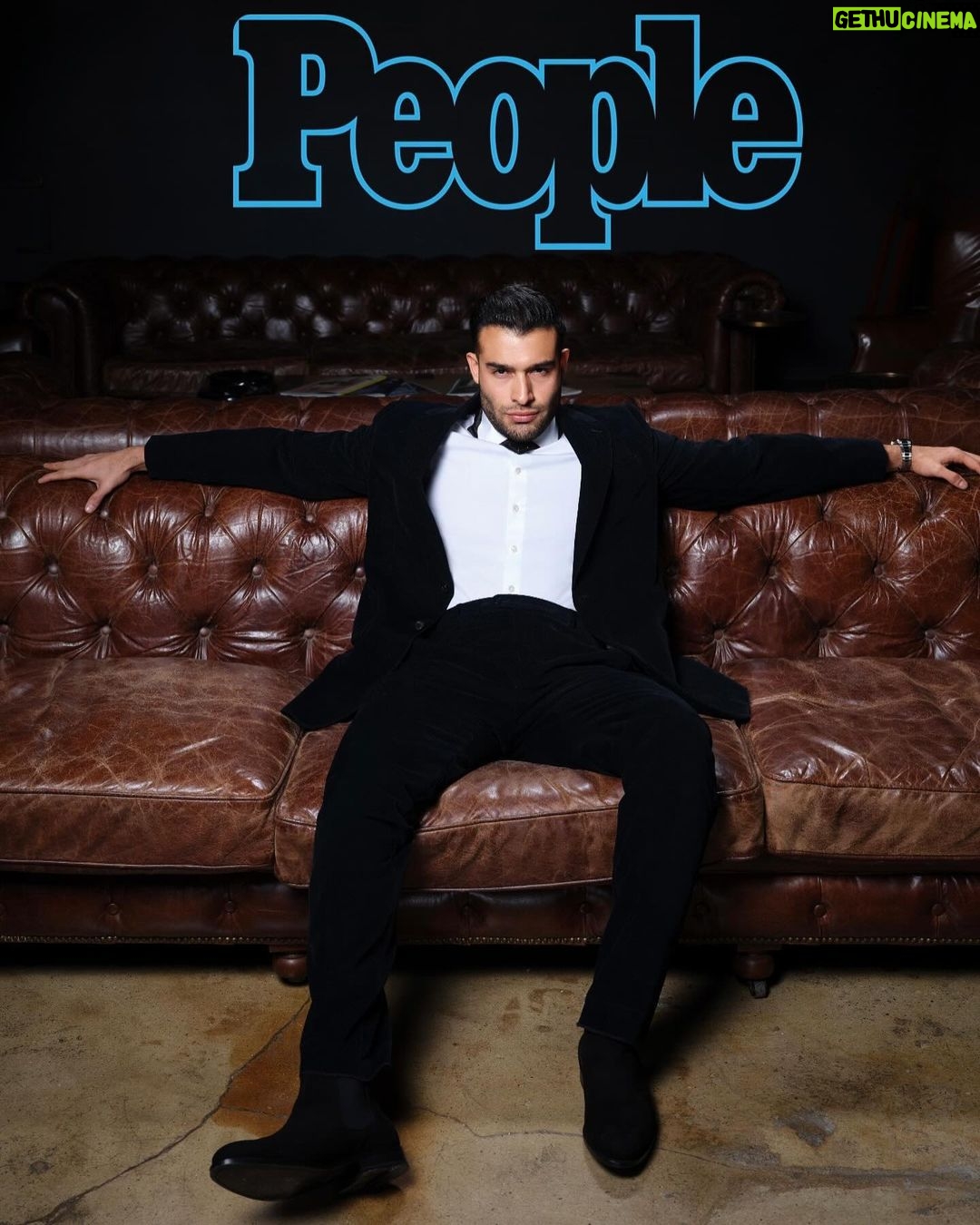 Sam Asghari Instagram - 🗞️📰 @people 📸 @adham9621 Article: @_alexxross_ Styled: @kristi.wang 📍 @lonewolfcigars Wearing head to toe: @prada