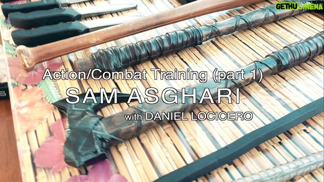 Sam Asghari Instagram - Had to keep my acting tools sharp during the strike. 🥋💪🏽🎥