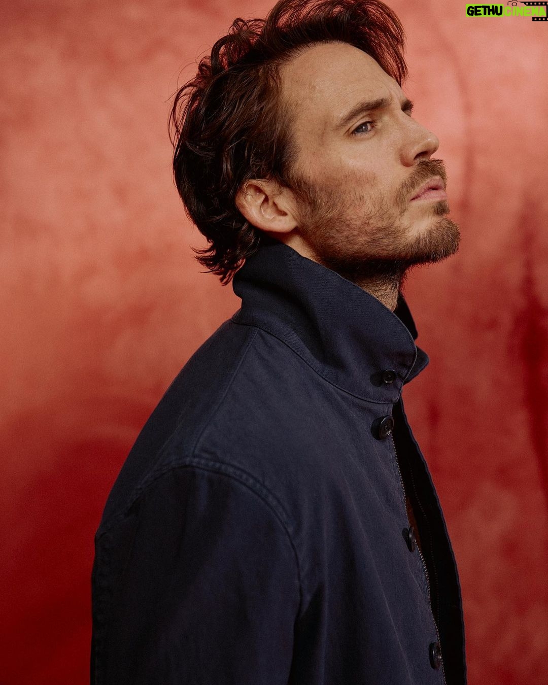 Sam Claflin Instagram - SAM x Behind The Blinds * * Photography- @emiliastaugaard Styling- @naifhen Grooming- @kojimahiroki Interview- @monatehrani EIC- @badmickey @behindtheblinds * * #samclaflin #daisyjonesandthesix #btb #rocknroll
