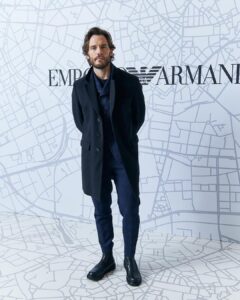 Sam Claflin Instagram - Grazie Mr Armani, I always treasure the opportunity of watching your fine work come to life. Thank you for allowing me yet another chance to celebrate your genius. @emporioarmani Milan, Italy