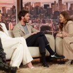Sam Claflin Instagram - Thank you for having us @drewbarrymore. @daisyjonesandthesix @primevideo New York, New York