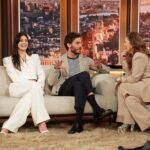 Sam Claflin Instagram - Thank you for having us @drewbarrymore. @daisyjonesandthesix @primevideo New York, New York