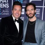 Sam Claflin Instagram - Watch What Happens Live, with @bravoandy & @jimmyfallon last night. What a trip! And Happy 15th Andy - sorry, I would have come more prepared and more dressed up, had I known 😉 Thank you for having me. @bravowwhl @daisyjonesandthesix @primevideo New York, New York