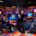 Sam Claflin Instagram - Watch What Happens Live, with @bravoandy & @jimmyfallon last night. What a trip! And Happy 15th Andy - sorry, I would have come more prepared and more dressed up, had I known 😉 Thank you for having me. @bravowwhl @daisyjonesandthesix @primevideo New York, New York