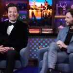 Sam Claflin Instagram - Watch What Happens Live, with @bravoandy & @jimmyfallon last night. What a trip! And Happy 15th Andy - sorry, I would have come more prepared and more dressed up, had I known 😉 Thank you for having me. @bravowwhl @daisyjonesandthesix @primevideo New York, New York
