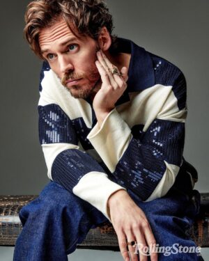 Sam Claflin Instagram - SAM x Rolling Stone UK 🎸 
*
*
Photography: @smiggi 
Creative and Styling: @josephkocharian 
Grooming: @rosskwan 
Fashion assistant: @outfitbyaaron 
Interview: @daisyjsjones 
Special thanks to EIC: @cliffjoannou 
*
*
#samclaflin #daisyjonesandthesix #billydunne #rocknroll #primevideo #hellosunshine