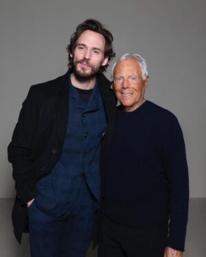 Sam Claflin Instagram - Grazie Mr Armani, 

I always treasure the opportunity of watching your fine work come to life. Thank you for allowing me yet another chance to celebrate your genius. 

@emporioarmani