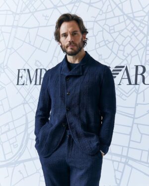 Sam Claflin Instagram - Grazie Mr Armani, 

I always treasure the opportunity of watching your fine work come to life. Thank you for allowing me yet another chance to celebrate your genius. 

@emporioarmani