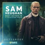 Sam Heughan Instagram – Over the moon for all our #SaturnAward nominees! Congratulations. #Outlander