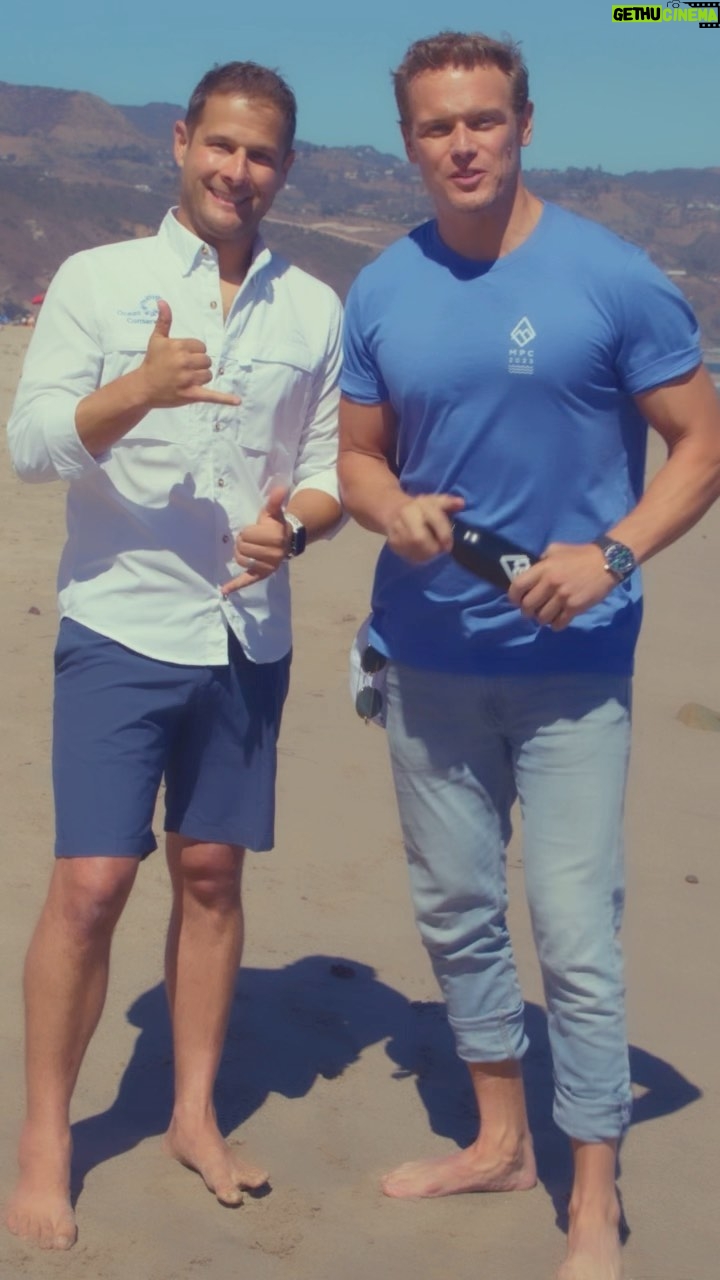 Sam Heughan Instagram - Ready for a challenge?! ๐๐ฌ Join the #OCChallenge to help keep our oceans clean and thriving! Everyone has a role to play in fighting ocean plastic pollution, and you donโt have to live near the ocean to help in support of @OceanConservancy. For the next three weeks, @MyPeakChallenge will present different challenges that will help you protect our ocean by reducing single-use plastics in your life, completing a cleanup in your area, and collecting data on what you find. Are you ready to make a difference? Stay tuned for your first challenge on Tuesday, October 10th! X . . . . #Peakers #SeaTheChange #OCChallenge #MPC2023 #MyPeakChallenge #MPC #SamHeughan #OceanConservancy