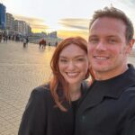 Sam Heughan Instagram - Honoured and proud!❤️🇧🇪 Thank you @filmfestivaloostende Delighted to share this honour with the brilliant @eleanortomlinson and to leave a piece of my heart in Belgium.x