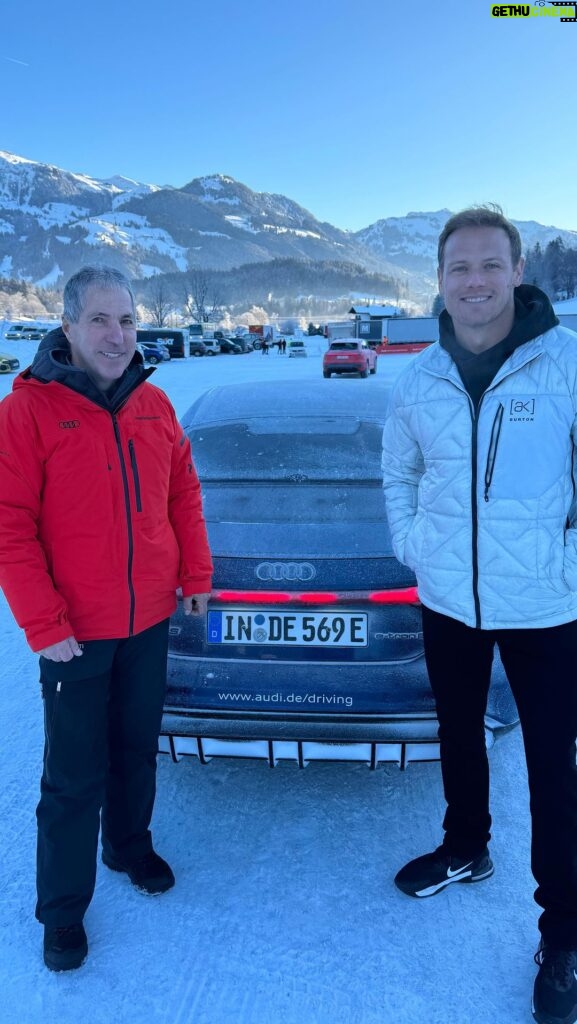 Sam Heughan Instagram - Incredible experience!🙌😵 Great day with #audidrivingexperience What a car! 🚘❄️ #audiquattro #snow #kitzbühel #hahnenkamm #ad @audiuk @audi @burton