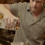 Sam Heughan Instagram - Time for another Sassenach Classic🍸 SASSENACH DRY MARTINI 2 1/2 oz. Sassenach Gin 1/2 oz. Dry Vermouth Dash of Orange Bitters Lemon Zest Garnish: Lemon Peel . . #SassenachClassics #Cocktails #SamHeughan
