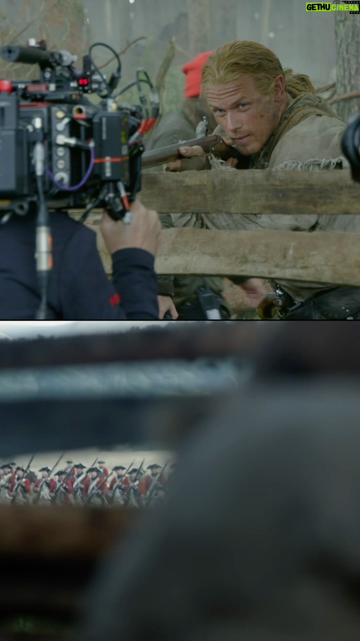 Sam Heughan Instagram - This cast and crew make it all look easy. #Outlander #behindthescenes