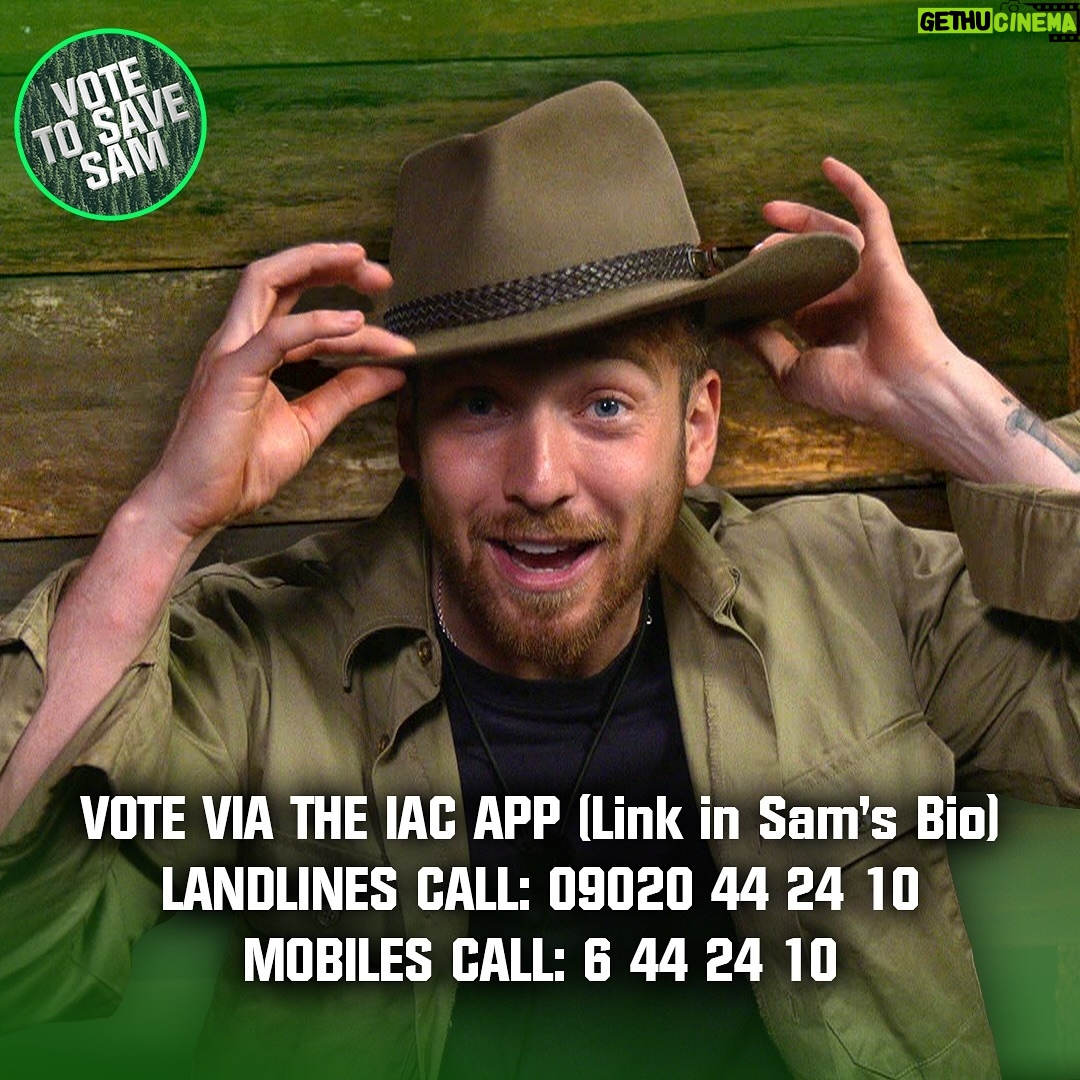 Sam Thompson Instagram - The vote is still open. You know what to do… 🙏💫