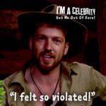 Sam Thompson Instagram - Hungry leech 🤝 Sam’s peach #ImACeleb