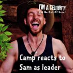 Sam Thompson Instagram - Does Golden Retriever energy make for a golden Camp leader? #ImACeleb