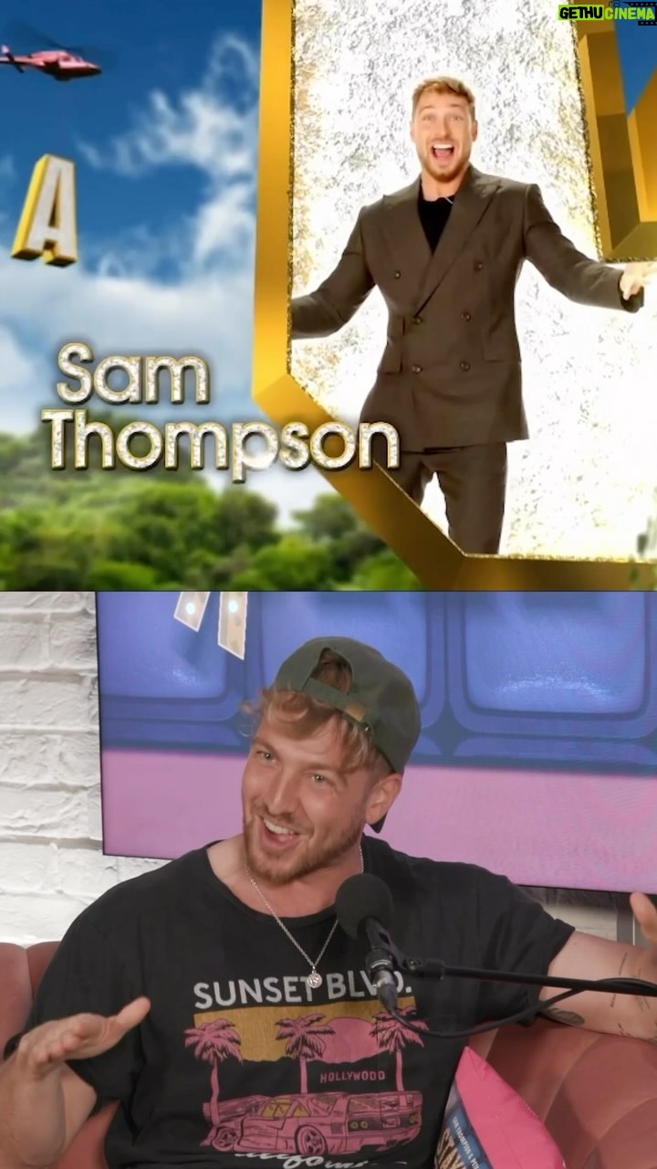 Sam Thompson Instagram - The #ImACeleb theme tune that we all prefer 😂😭 #stayingrelevant
