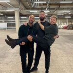 Sam Thompson Instagram - No words can describe the feeling of being back with your brothers 🥹❤️ ps….i may have farted on Tony’s hands 😂