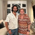 Sam Thompson Instagram - I got to meet Zara’s strictly pro! Even got him in my red boots! 🥹 @grazianodiprima you’re an absolute legend sir, and I CANNOT wait for all the TikTok’s 😂😂💃🏼❤️ (why am I so hunched) 😂😂😂