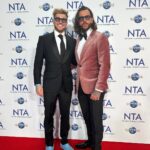 Sam Thompson Instagram - What a night! I’ve never been invited to the NTA’s before, and the fact I got to work on the red carpet with my best mate, talking to all the celebrities is a milestone that I’ll never forget! Love you brother @p_wicks01 . What a team we make! 🥹❤️