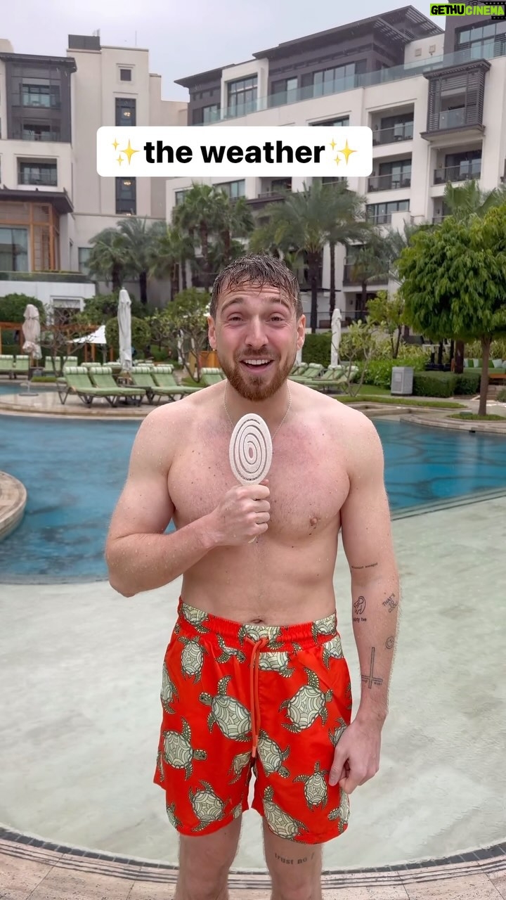 Sam Thompson Instagram - ‘It’s always sunny in Dubai’ 😂