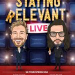 Sam Thompson Instagram - 🌟 IT. IS. HAPPENING. 🌟 To celebrate just over a year of Staying Relevant (although it’s a tale as old as time), we have made the ill advised decision (literally - lawyers were involved) to take the show on the road! The venues are booked, the fridge is stocked with beer (for Pete) and Peperami (for Sam) and the format has been carefully planned (on the back of a napkin). Now all we need is an audience ... Tickets AVAILABLE 10am Monday at stayingrelevantlive.com ✨ ⭐NEWCASTLE⭐ - Tuesday 2nd April ⭐GLASGOW⭐ - Wednesday 3rd April ⭐LONDON⭐ - Friday 5th April ⭐MANCHESTER⭐ - Saturday 6th April ⭐CARDIFF⭐ - Sunday 7th April