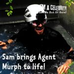 Sam Thompson Instagram - And the award for outstanding performance in an action film goes to… Sam Thompson as Agent Murph in ‘No Time To Cry, Cry Harder!’ 🏆 #ImACeleb