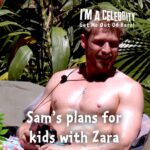 Sam Thompson Instagram - ‘When @zara_mcdermott is ready, we’ll know. She’ll know.’ #ImACeleb