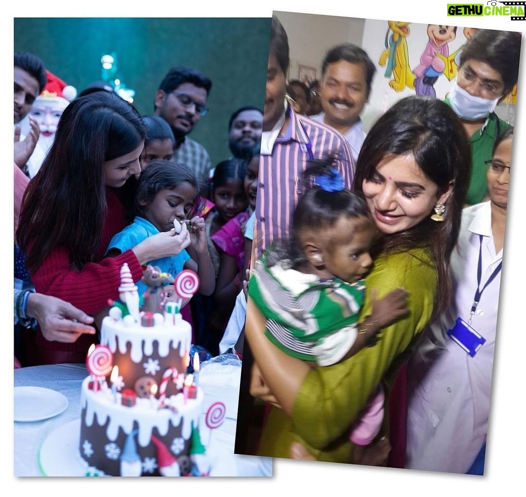 Samantha Instagram - Promoting the right to health, nutrition and well-being of girl child since our inception. Empower a girl, empower the world! Wishing all the wonderful girls a day filled with love and encouragement. ๐ Happy National Girl Child Day! #NationalGirlChildDay
