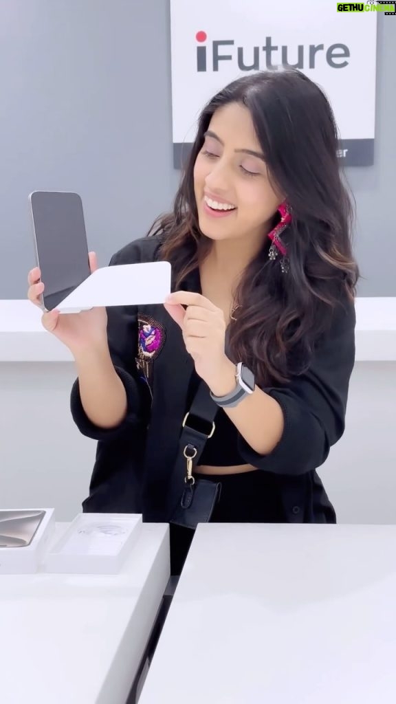 Sameeksha Sud Instagram - #ad IPhone15 Pro max it is…💃 Thank you, @iFutureOfficial & @PriyankJuneja, for a futuristic experience at your Apple store and for making the iPhone 15 Pro Max available for me! Their staff is not only commendably knowledgeable but also dedicated to providing you with an exceptional shopping experience✨ With 10 stores across India in Mumbai, Delhi, Gurugram and Haryana, they’re offering multiple deals on all Apple products, including a chance to win a free iPhone 14. If it’s Apple, think iFuture! So, make your next Apple purchase an unforgettable one and visit iFuture today! Or shop online at ifuture.co.in For Details, call :- 8419002900 (HARYANA), 8419002300 (DELHI), 8419004300 (MUMBAI) #ad #partnership #ifutureofficial #ifuture #ifuturestore #apple #applereseller #authorisedreseller #nextgeneration #ShotOnIphone #iPhone #iPhone15 #iPhone15plus #Iphone15pro #newphoria #titanium #iPhone15series #nowavailable #shopnow