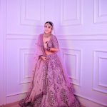 Sameeksha Sud Instagram - Guess which song… ?? 💜 Outfit @sanghavi_renthouse_official Jewellery @shagnaofficial Make up @makeup_by_neha_ansari #bridal #pictureoftheday