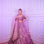 Sameeksha Sud Instagram - Guess which song… ?? 💜 Outfit @sanghavi_renthouse_official Jewellery @shagnaofficial Make up @makeup_by_neha_ansari #bridal #pictureoftheday